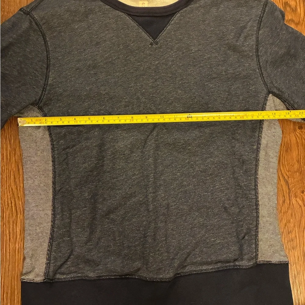 J. Crew Vintage Navy Fleece Crew Neck Sweatshirt - Size S